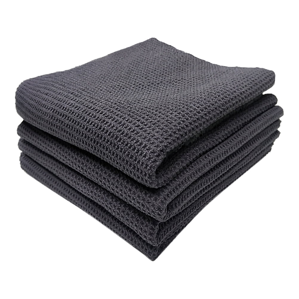 40x40cm Car Wash Towel Glass Cleaning Wax Polishing Detailing Waffle Weave Towel Car Cleaning Superfine Fiber Towel