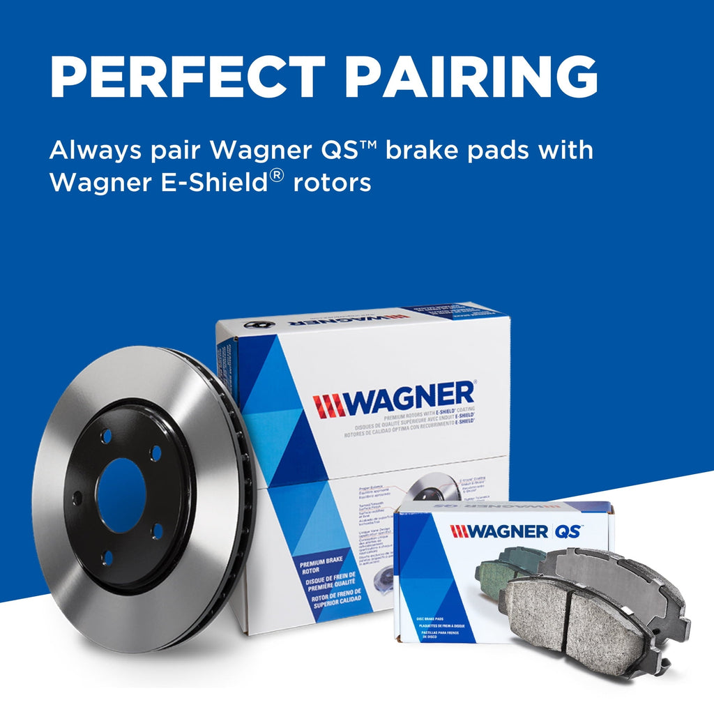 Wagner QuickStop ZD1037 Ceramic Disc Brake Pad Set Fits select: 2007-2017 JEEP PATRIOT, 2011-2014 CHRYSLER 200