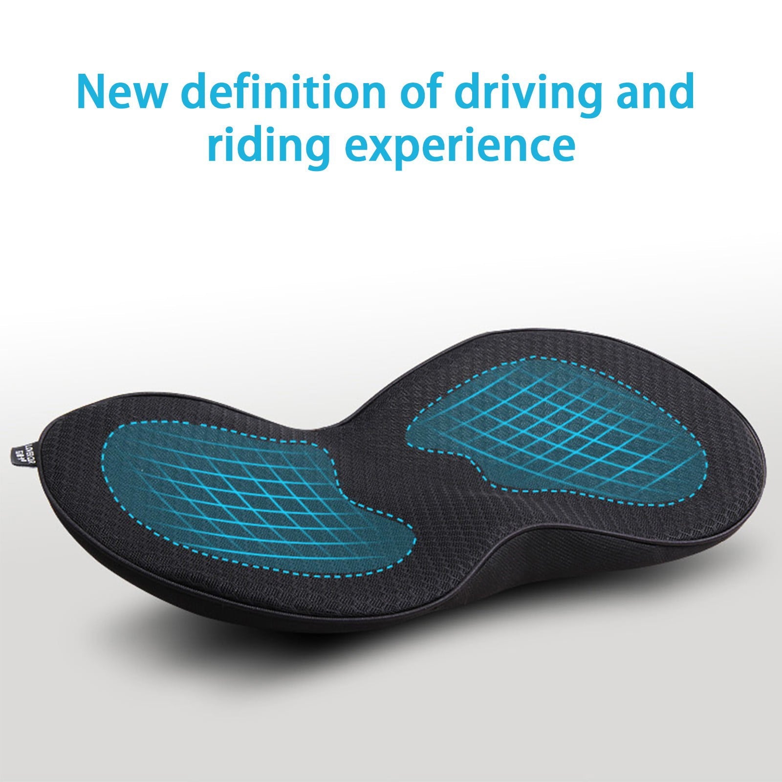 SHENGXINY Car Booster Seat Clearance Car Seat Cushion for Car Seat Driver/Passenger Lumbar Support-for Driving Improve Vision/Posture-Memory Foam Car Seat Cushion for Hip Pain