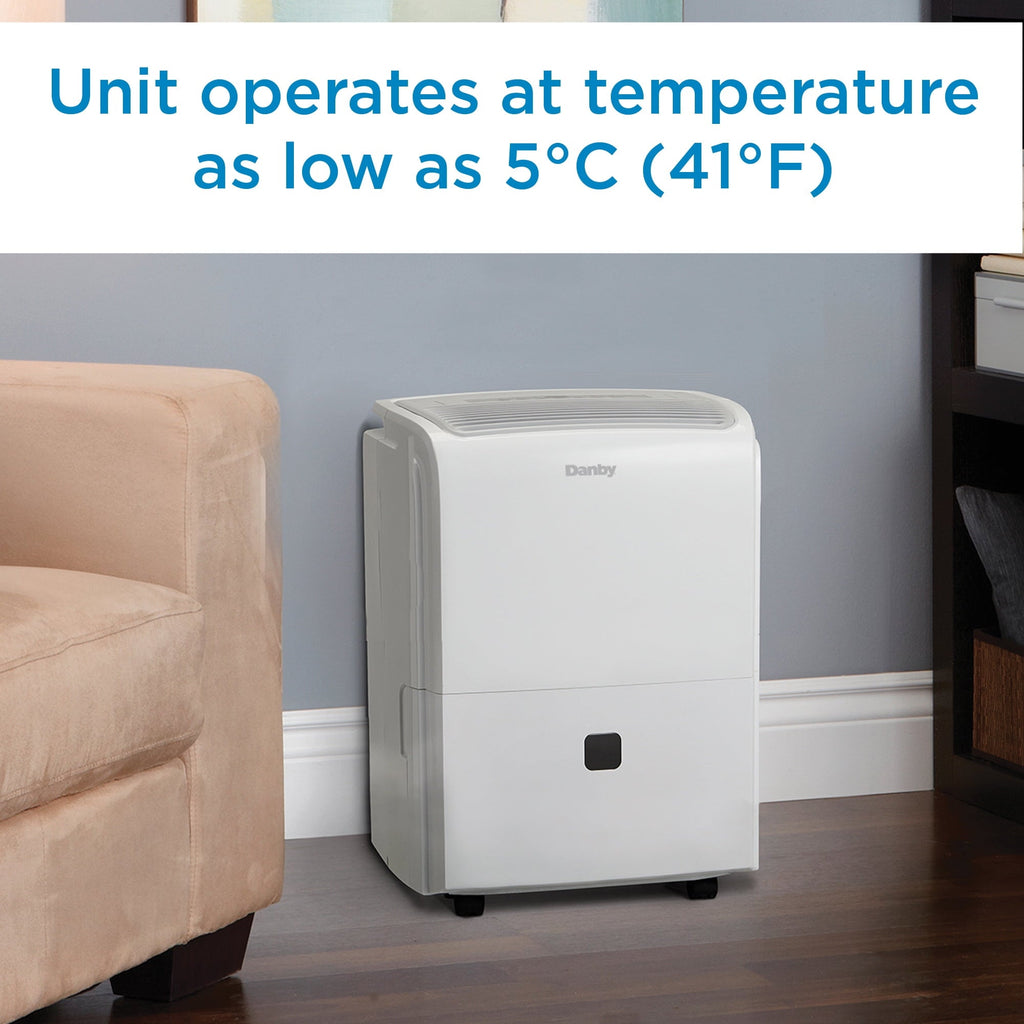 Danby DDR040EBWDB 40 Pint Dehumidifier in White