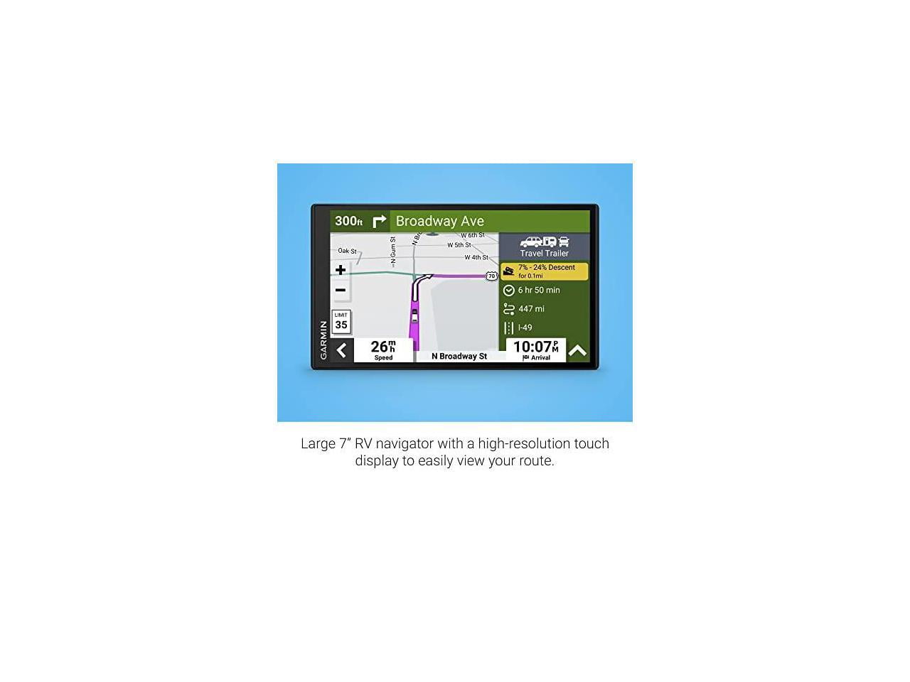 Garmin RV 795, Large, Easy-to-Read 7 GPS RV Navigator