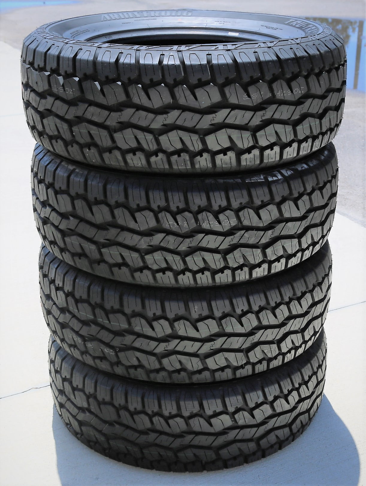 Armstrong Tru-Trac AT All Terrain 225/65R17 102H Light Truck Tire Fits: 2018-23 Chevrolet Equinox LT, 2015-17 Subaru Outback 3.6R Touring