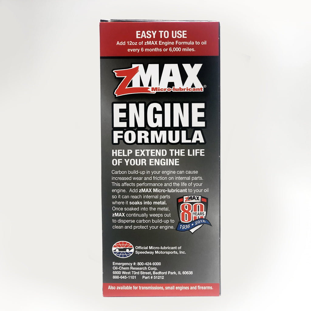zMAX Micro-Lubricant Engine Treatment Formula, 12 oz or 354 ml