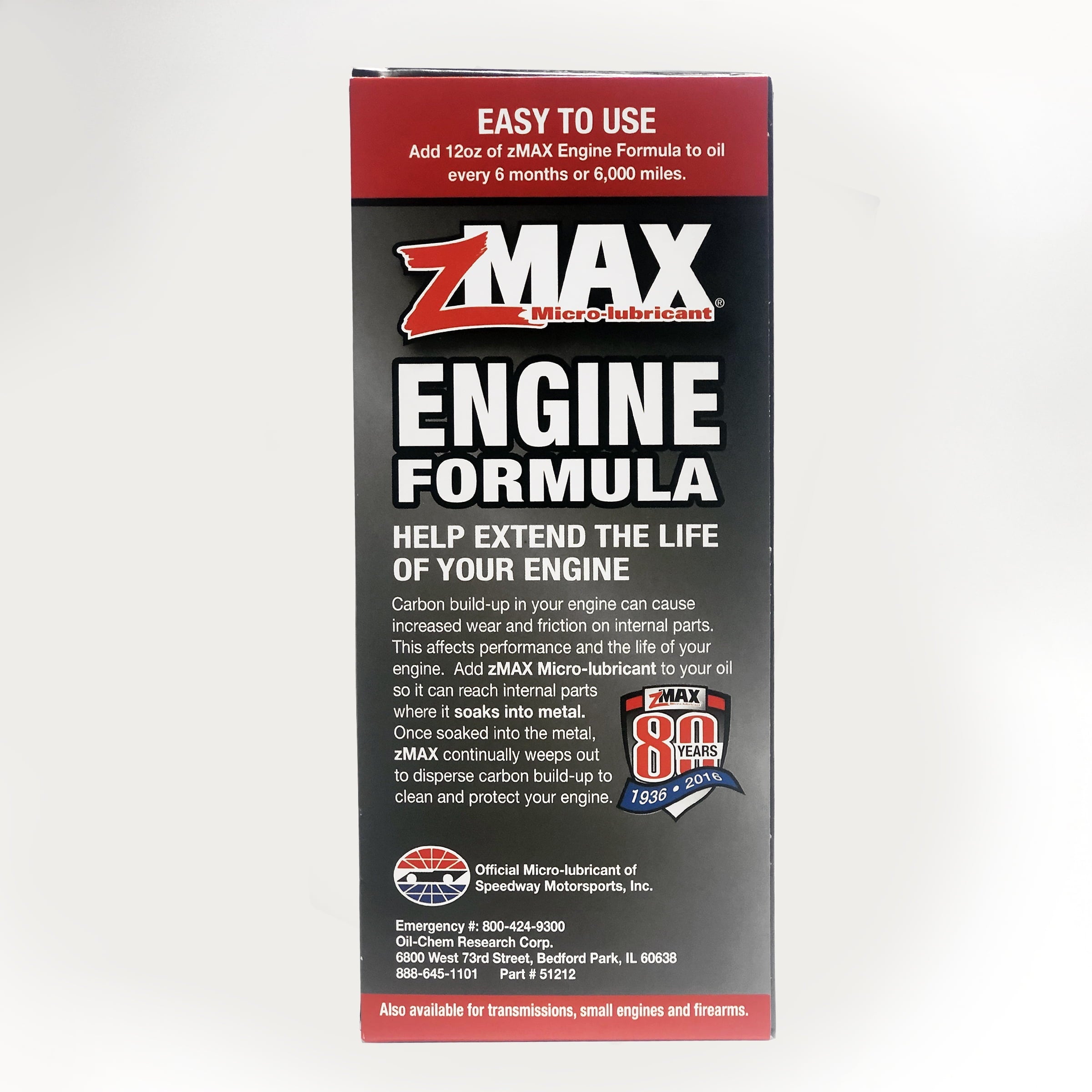 zMAX Micro-Lubricant Engine Treatment Formula, 12 oz or 354 ml