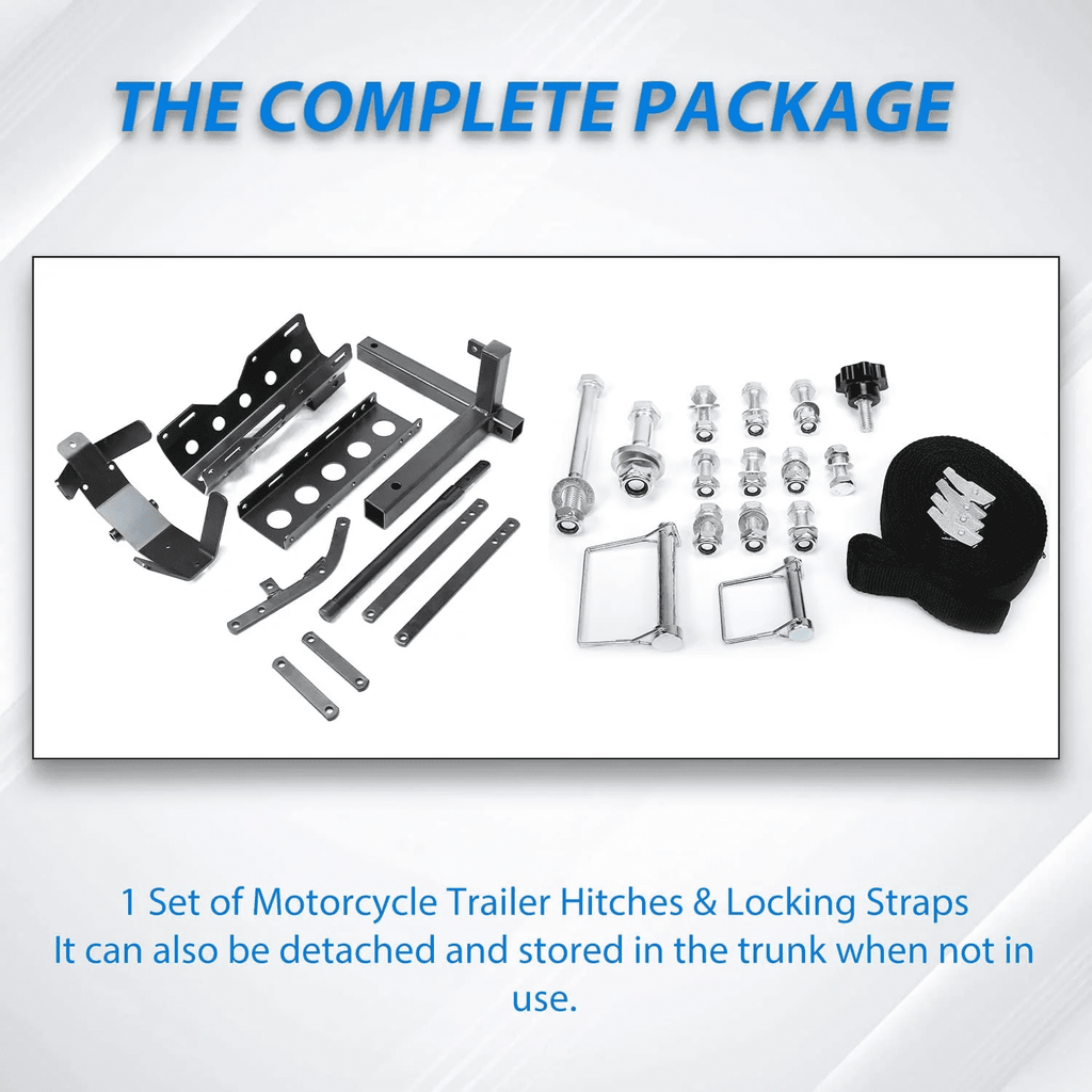 Kojem 800lb Motorcycle Trailer Hitch Carrier Tow Dolly Hauler Mount Rack 2 " Heavy Duty Steel