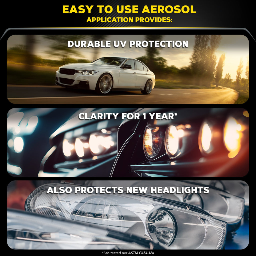 Meguiar's Keep Clear Headlight Coating, G17804, 4 oz, Aerosol