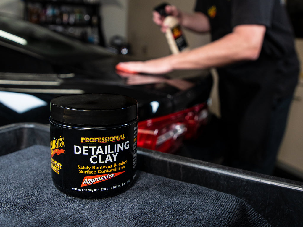 Meguiar's Mirror Glaze Detailing Clay, Aggressive, Remove Defects and Restore a Glassy Finish, C2100, 7 oz