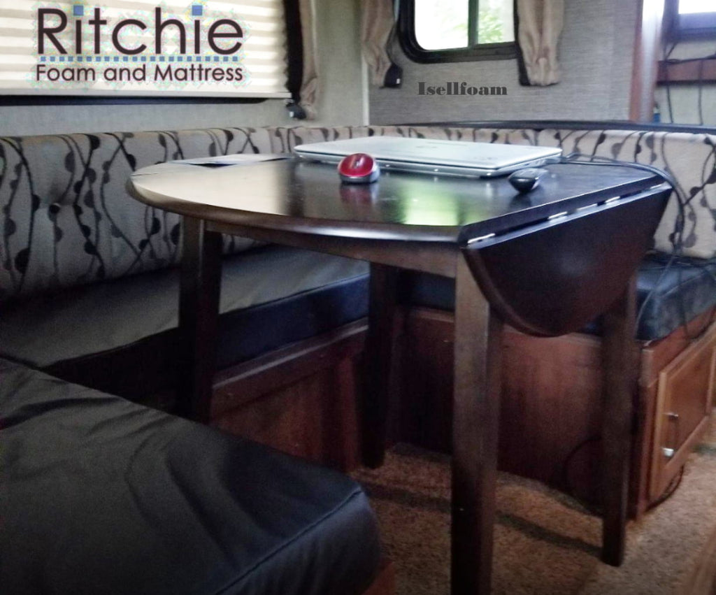 Ritchie Foam High Density Upholstery Foam 8"x 24"x 80" (46ILD) "FIRM" Upholstery Foam Cushion, Outdoor Cushion Foam, Foam Padding, Made in USA