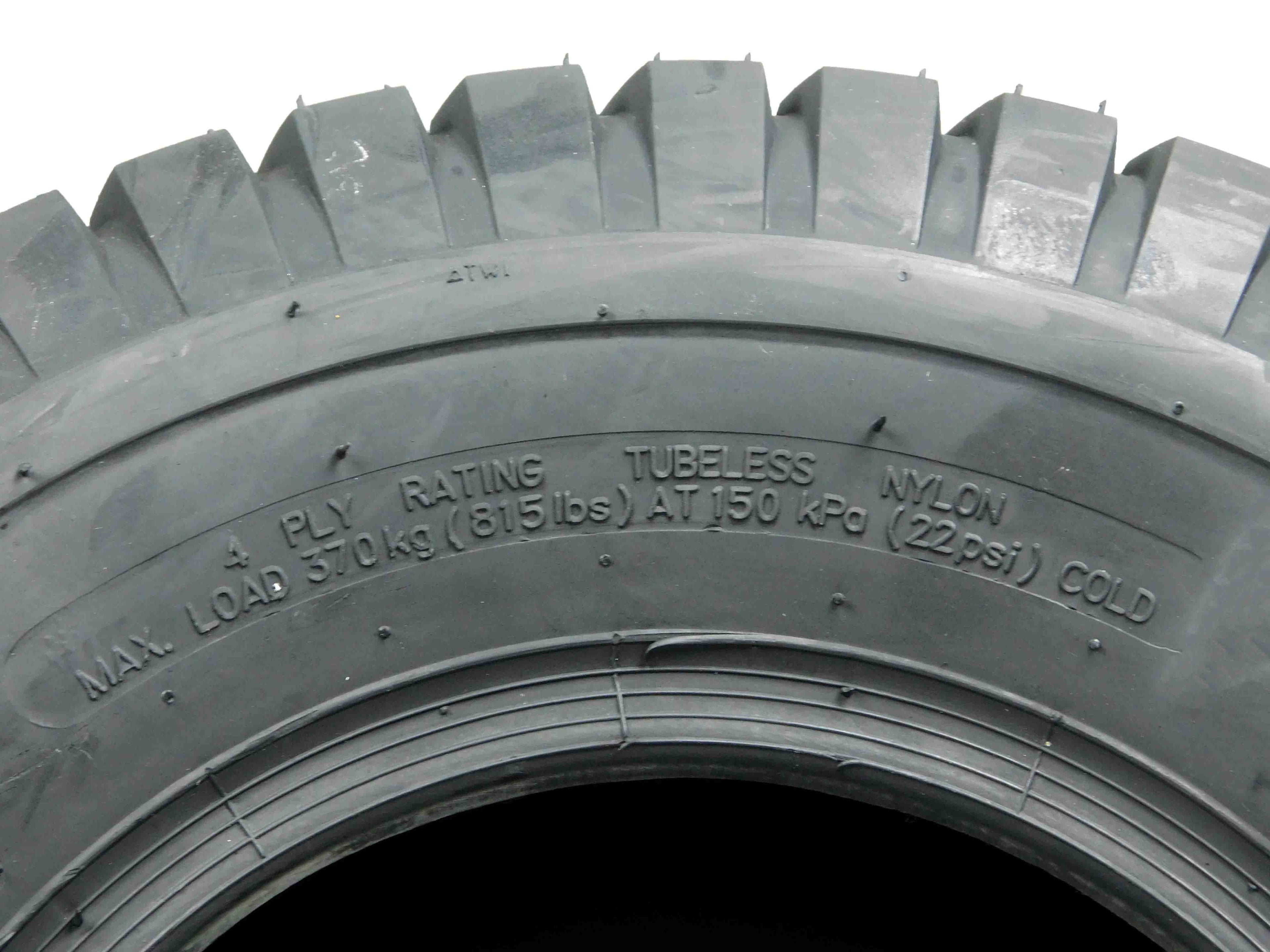 MASSFX 18x8.5-8 Lawn & Garden, Golf Cart, Turf Tires 4 Ply with 5mm Tread Depth 18x8.5x8 (4 Pack)