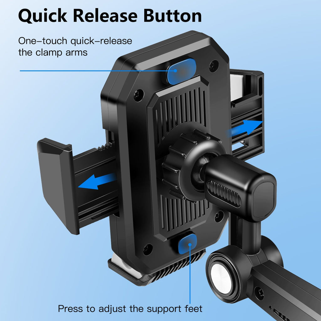 Car Phone Holder Mount Universal Adjustable Suction Cup Phone Holder for Car Air Vent Dashboard Windshield Fit for iPhone Smartphones