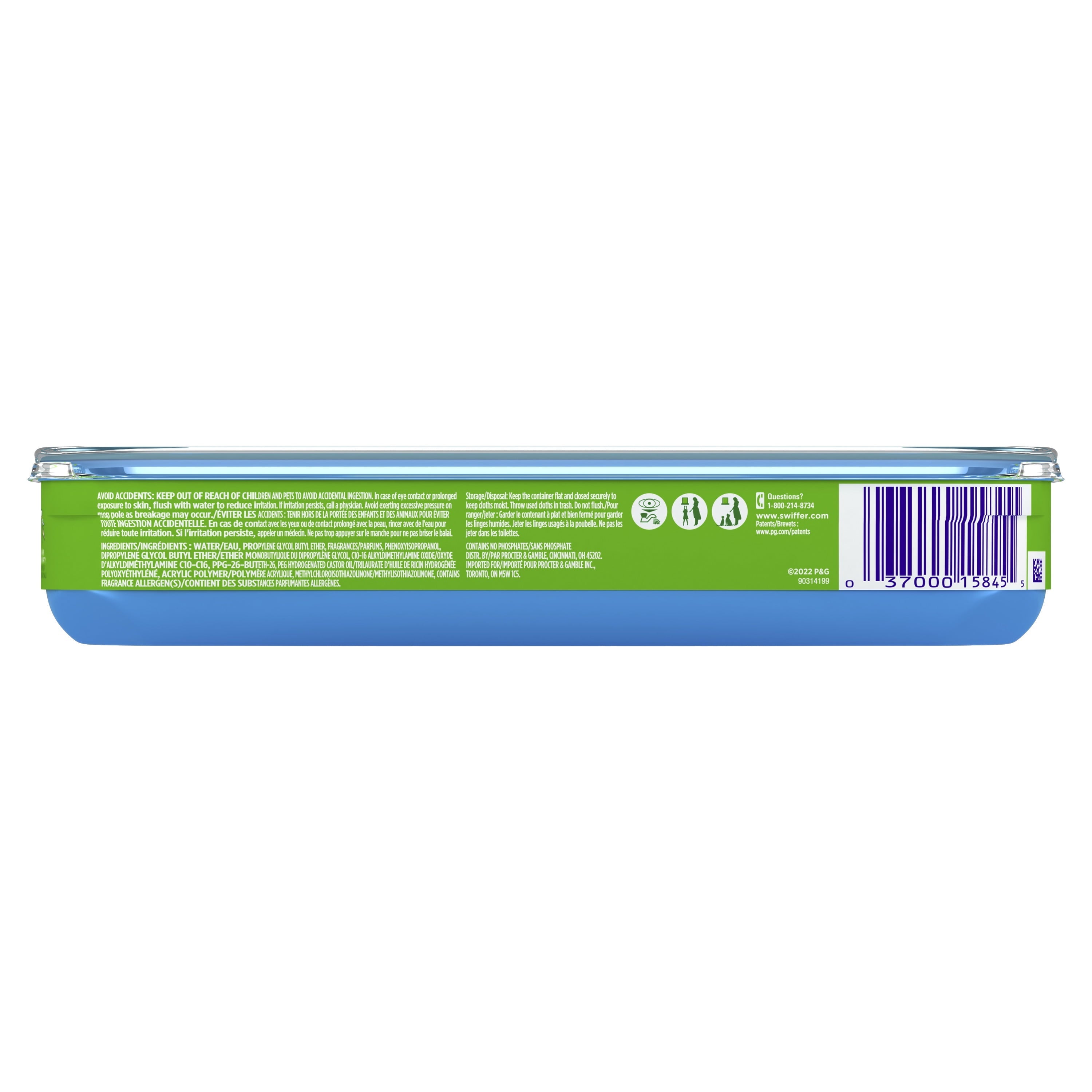 Swiffer Wet Mopping Cloths, Lavender, 12 Count