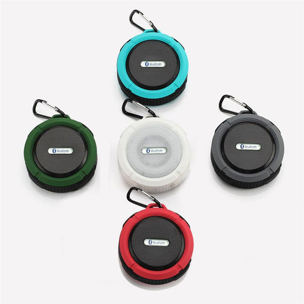 C6 Portable Bluetooth Speaker,Wireless Portable Mini Speaker,Waterproof Bluetooth Speaker,Loud HD Sound,Shower Speaker with Suction Cup & Sturdy Hook,Compatible with IOS,Android,PC,Pad