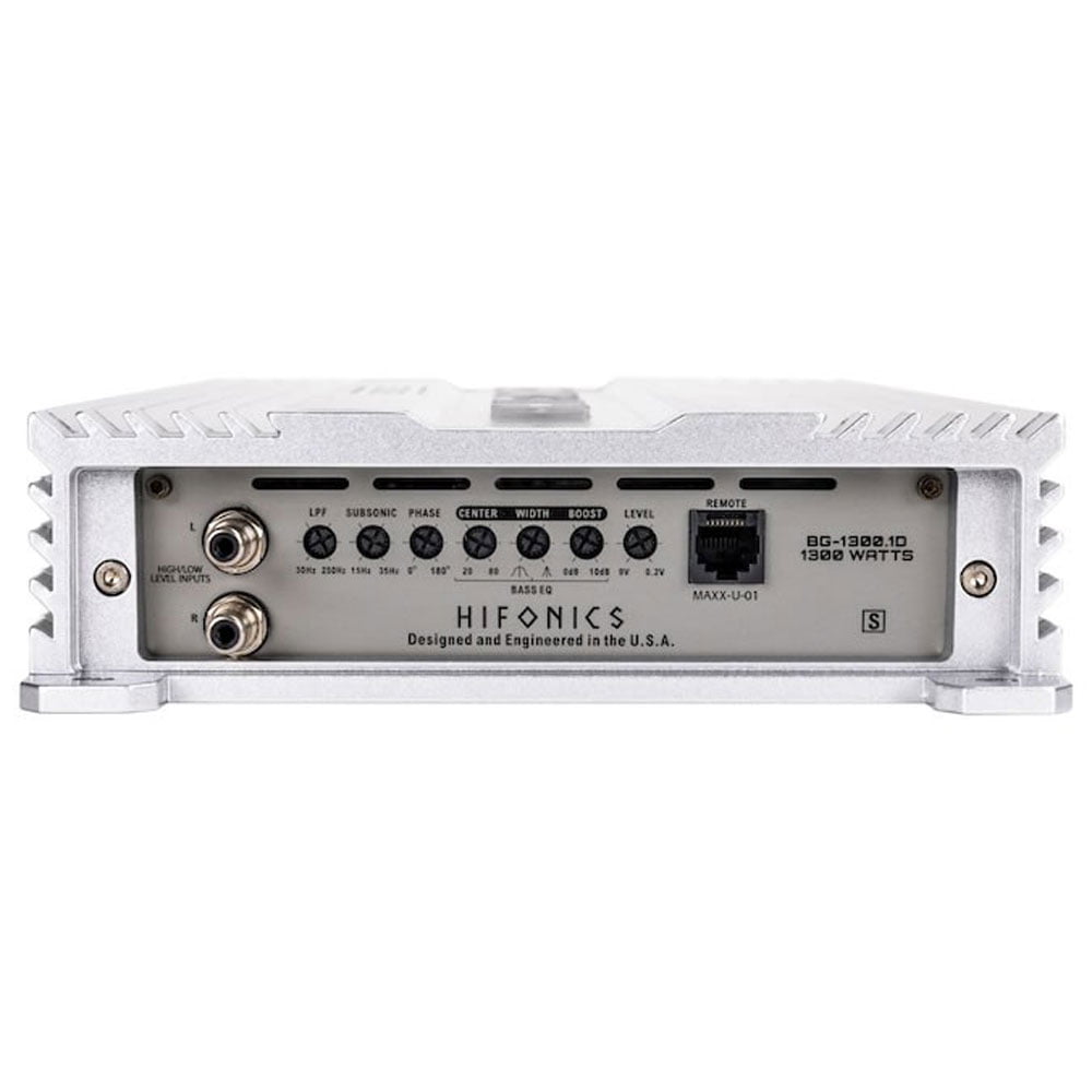 Hifonics BG-1300.1D Brutus Gamma Mono D 1300W Car Audio Subwoofer Amp Amplifer