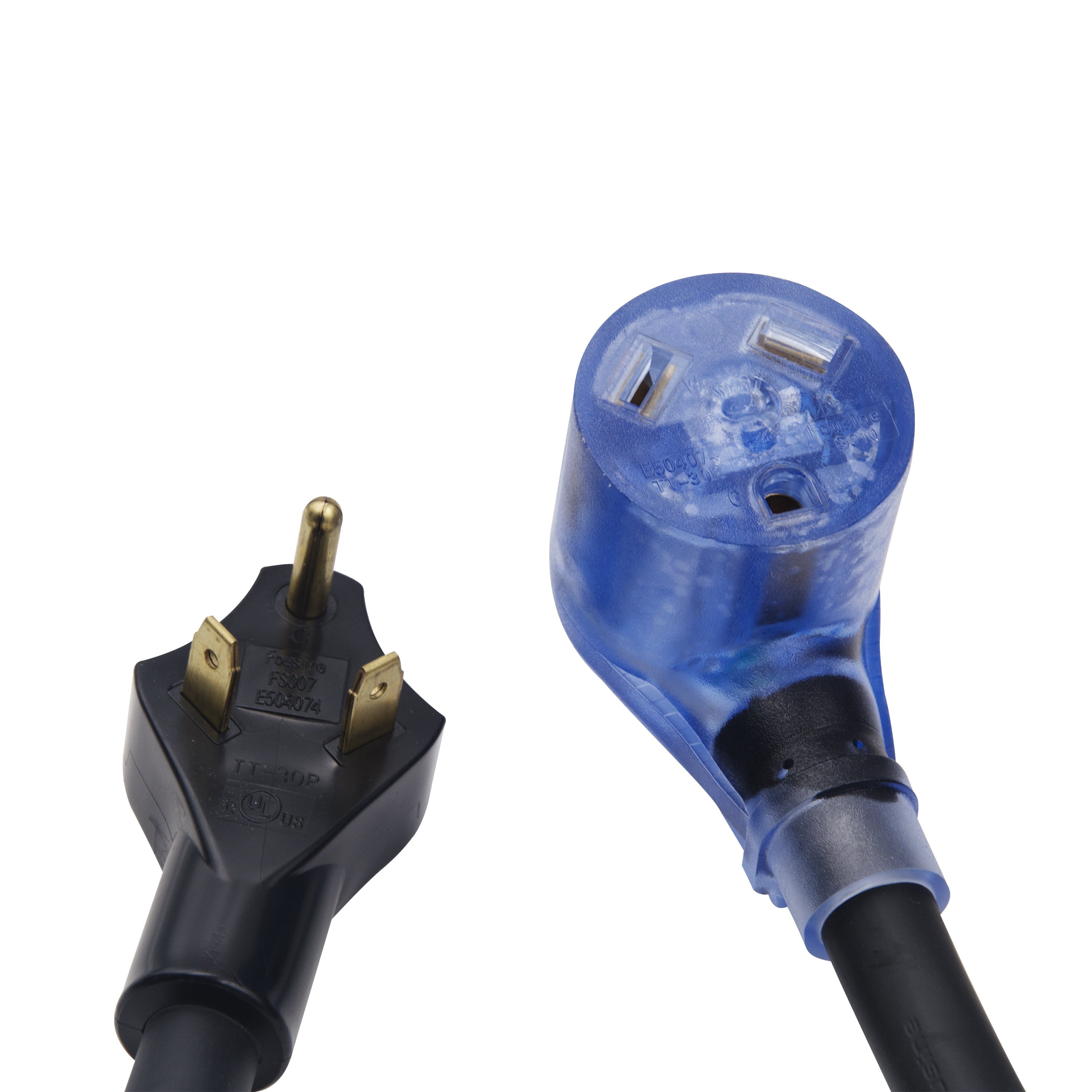 Auto Drive Heavy Duty 30 Foot RV Extension Cord to Fit with All Types of RV and Home Outlets
