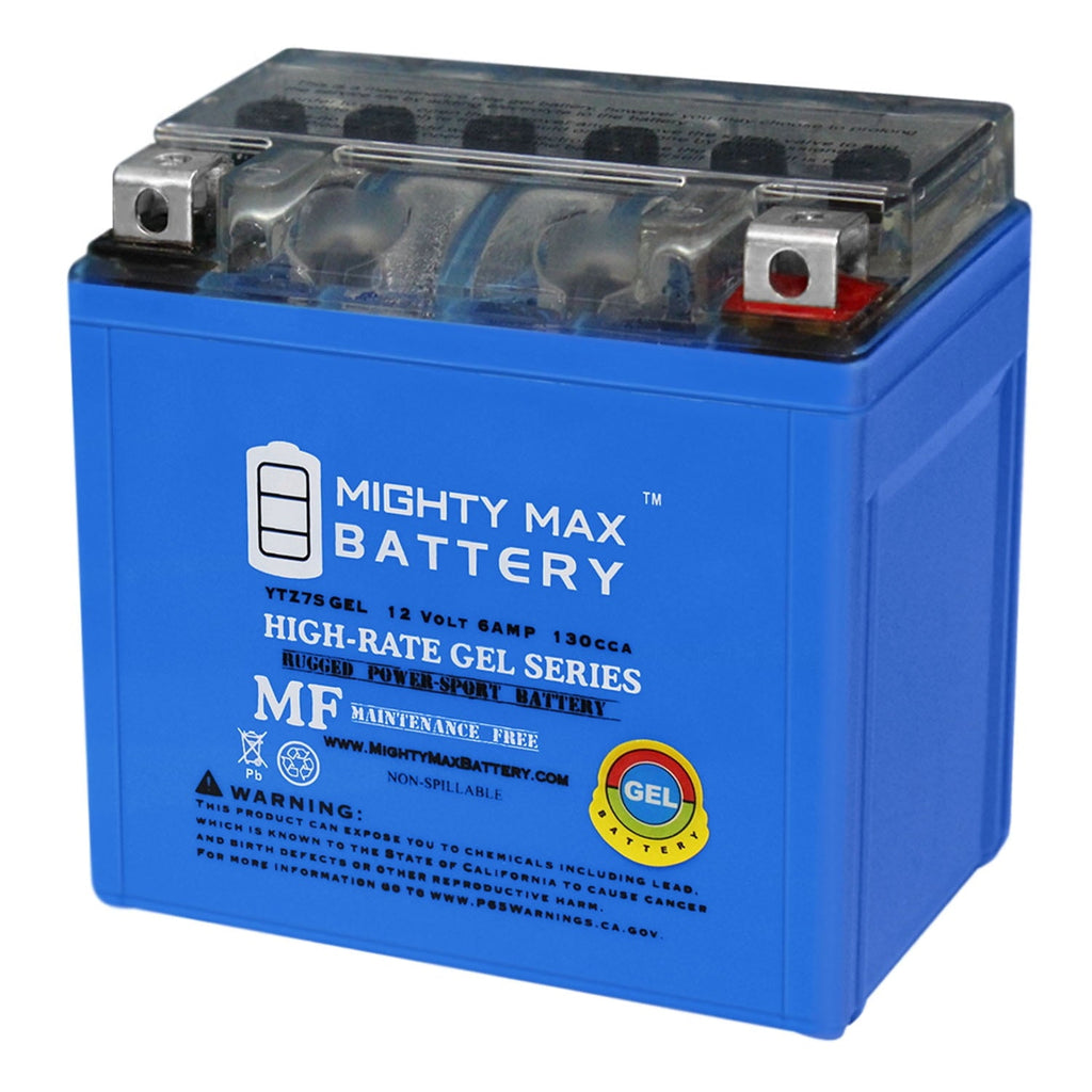 12V 6AH GEL Battery for Powersport Motorcycle Scooter ATV
