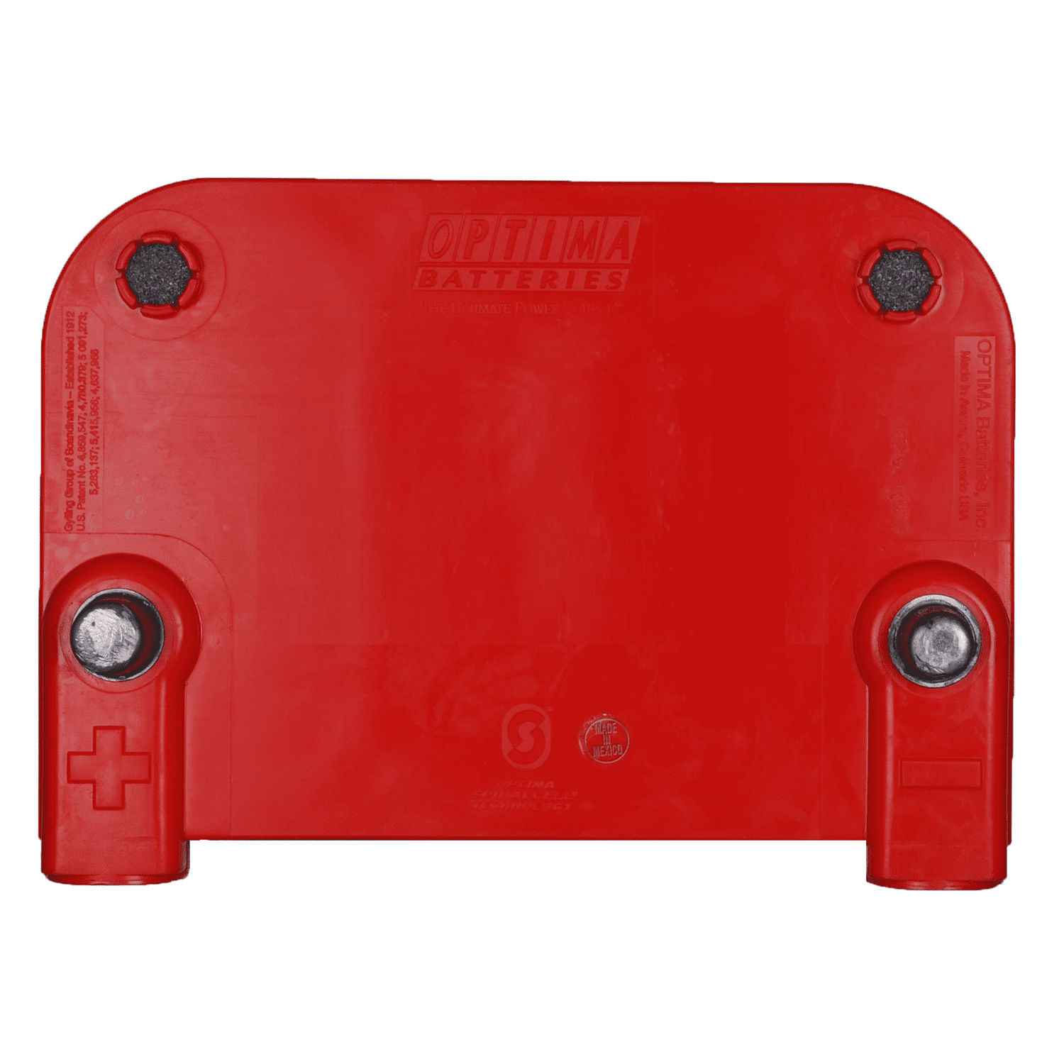 OPTIMA RedTop AGM Spiralcell Automotive Battery, Group Size 75/25