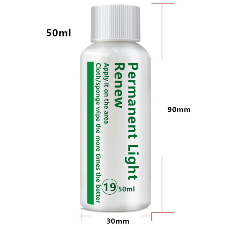 50ML Car Headlight Repair Fluid Kit Lamp Cover Scratch Repair Refurbished Brightening Cleaning Restoration