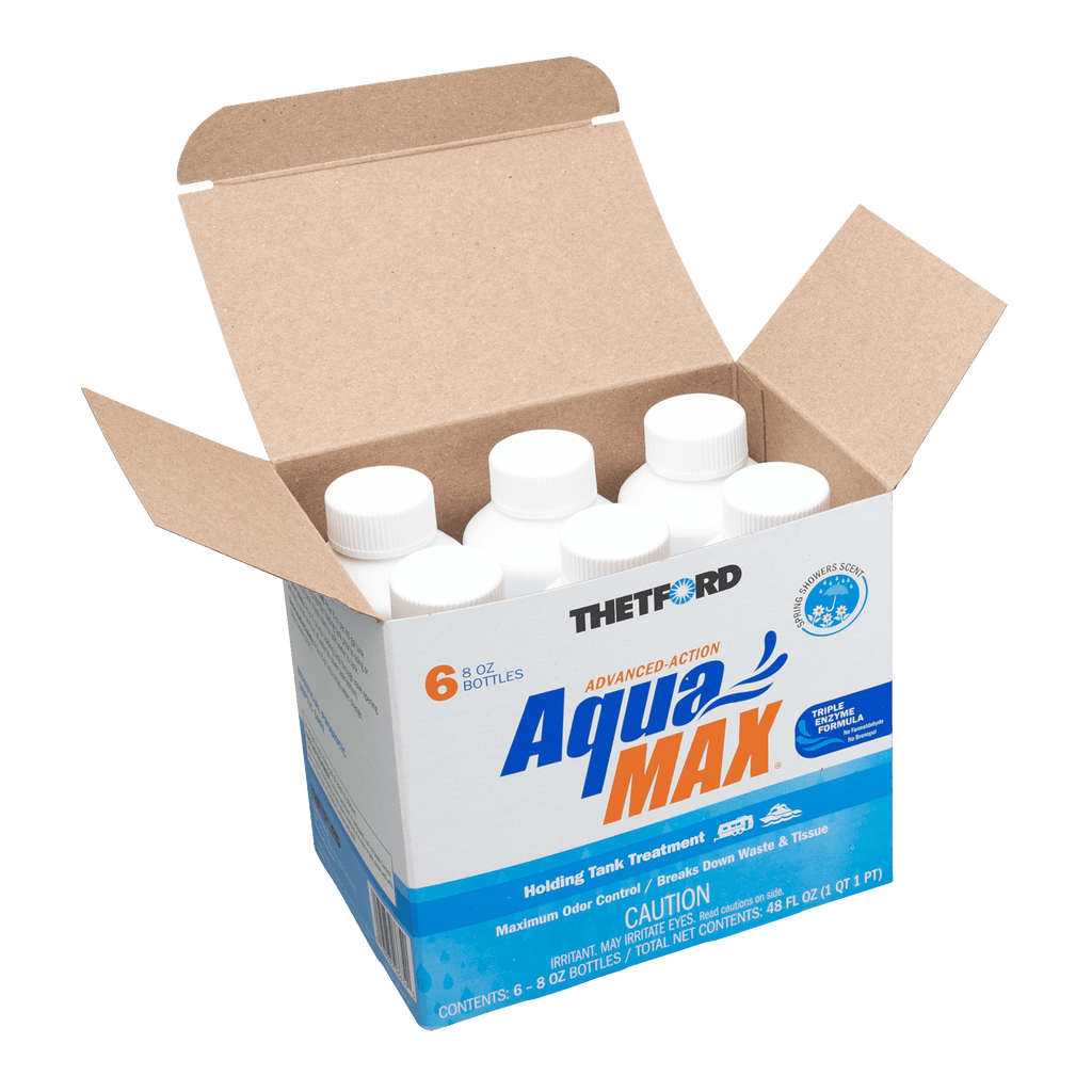 Thetford AquaMax Spring Showers Liquid Holding Tank Treatment 8 oz, Pack of 6