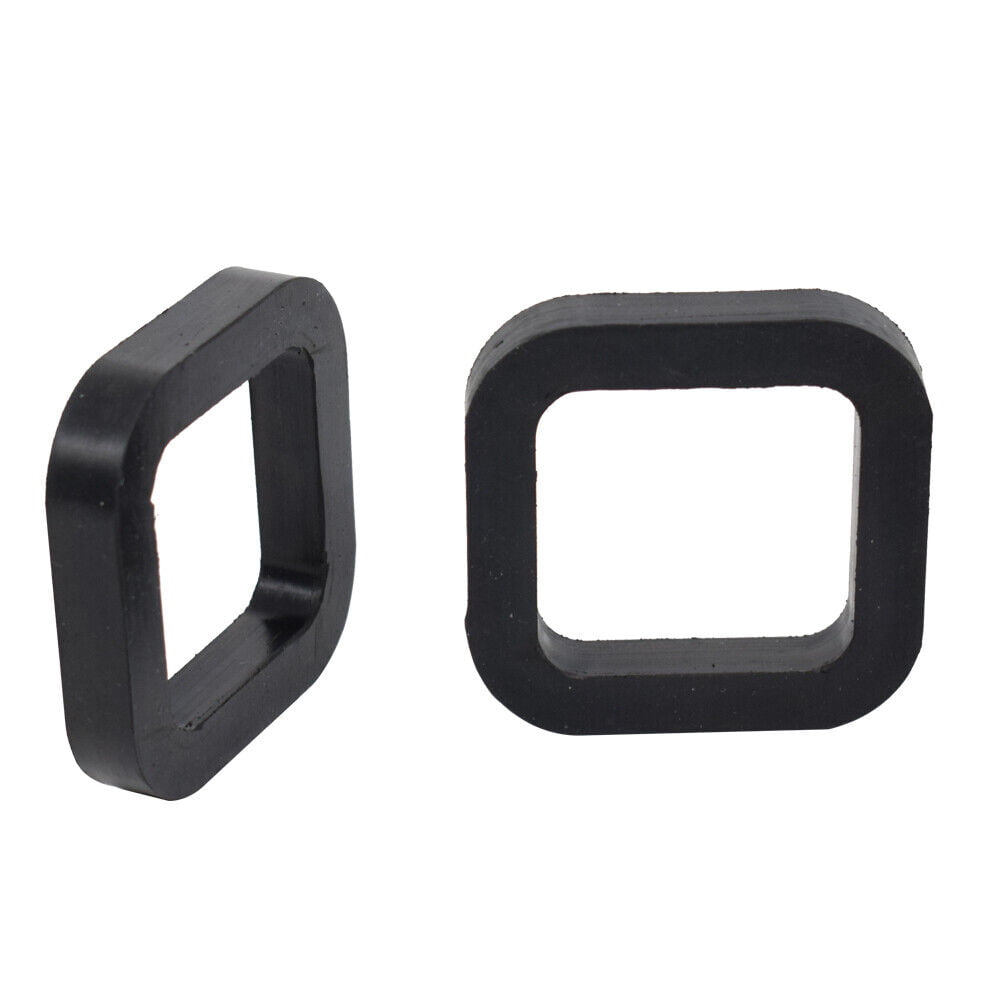 Yiyasu 2" Rubber Cushion Silencer Pad 2Pcs for Trailer Hitch Receiver Reduce Tow Rattle