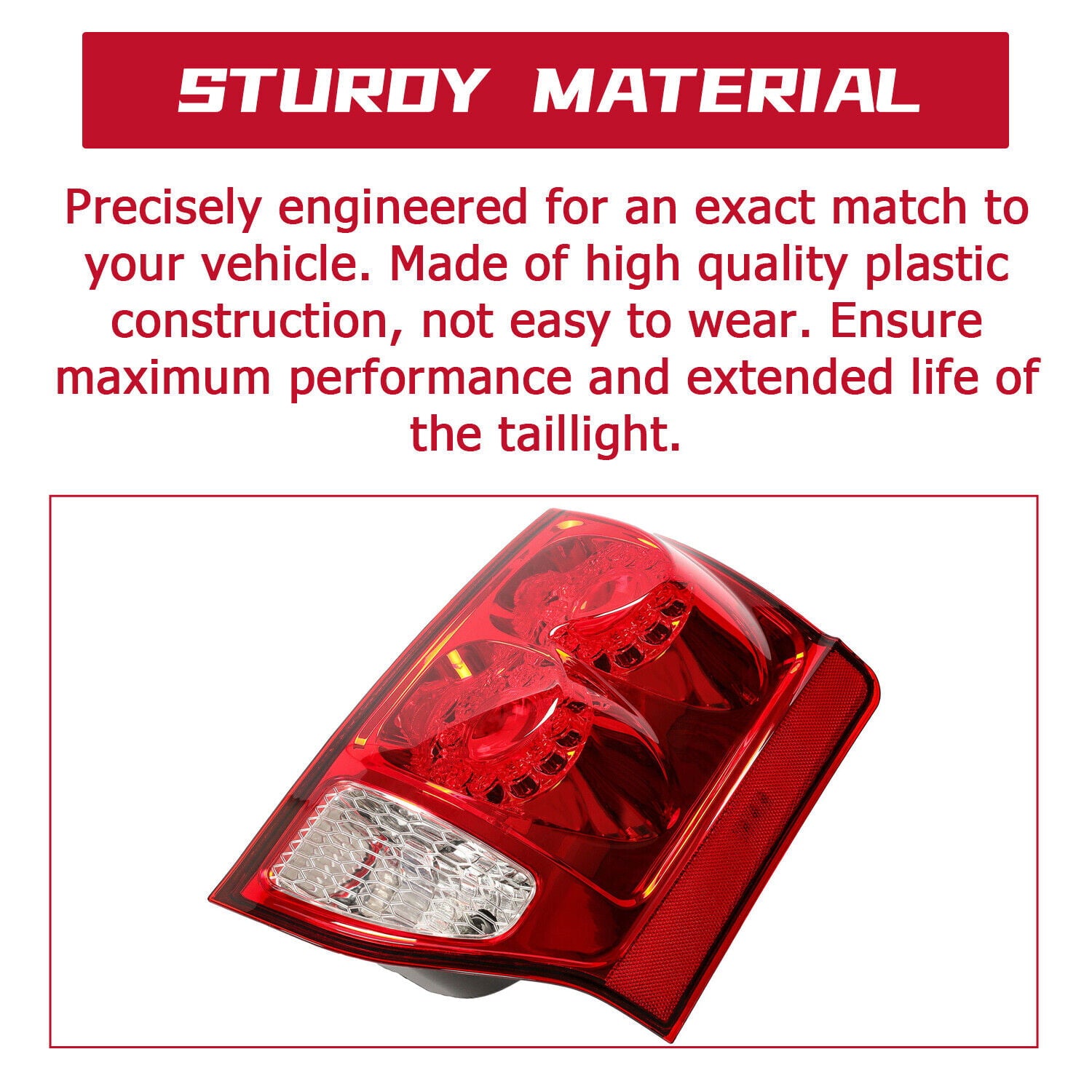 Kojem Right Tail Light Lamp  for 2011-2020 Dodge Grand Caravan & Ram C/V Rear Brake Lamp Taillight  Passenger Side Replaces 05182534AF
