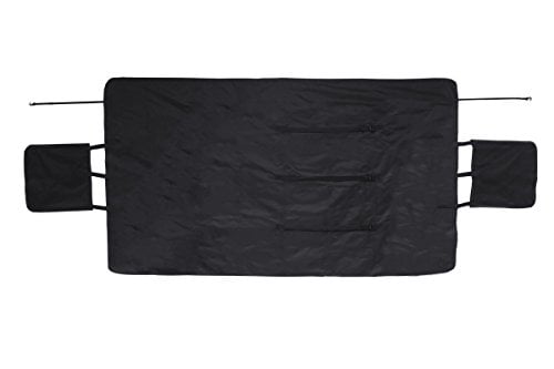 SubZero ArcticGuard Heavy Duty Adjustable Windshield Cover for Car, Truck, SUV & More, Black, 1PK, 17529