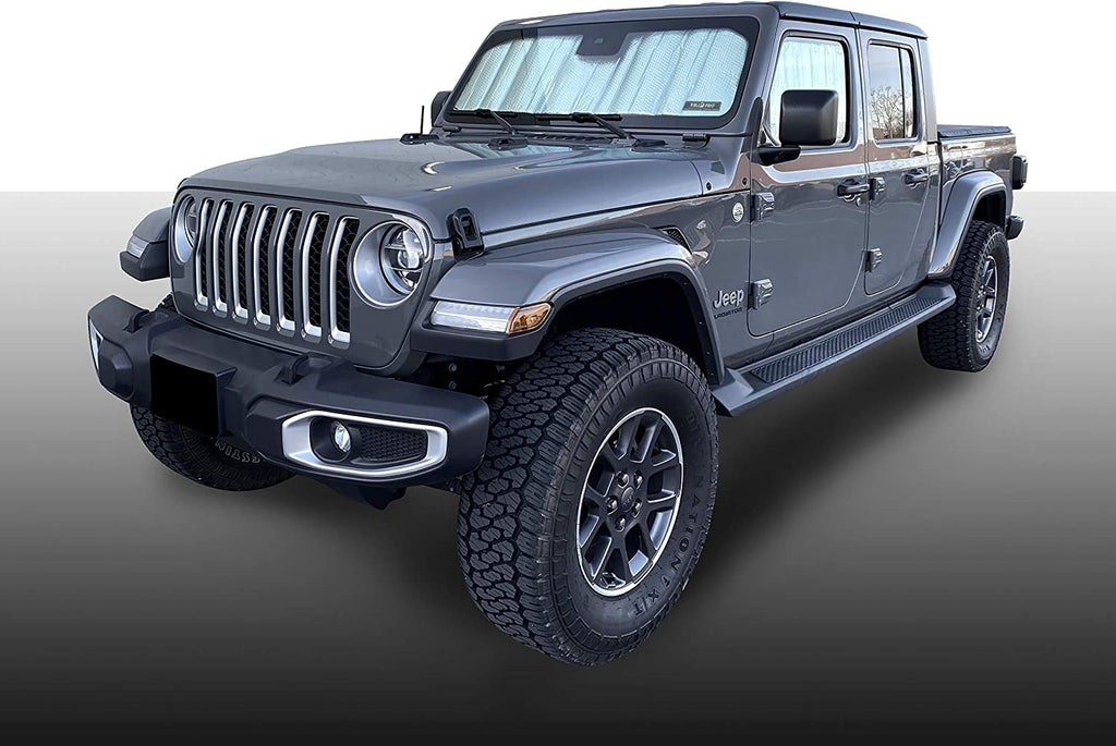 Front Windshield Sunshade for 2020-2023 Jeep Gladiator Pickup - Adaptive Cruise Control Sensor