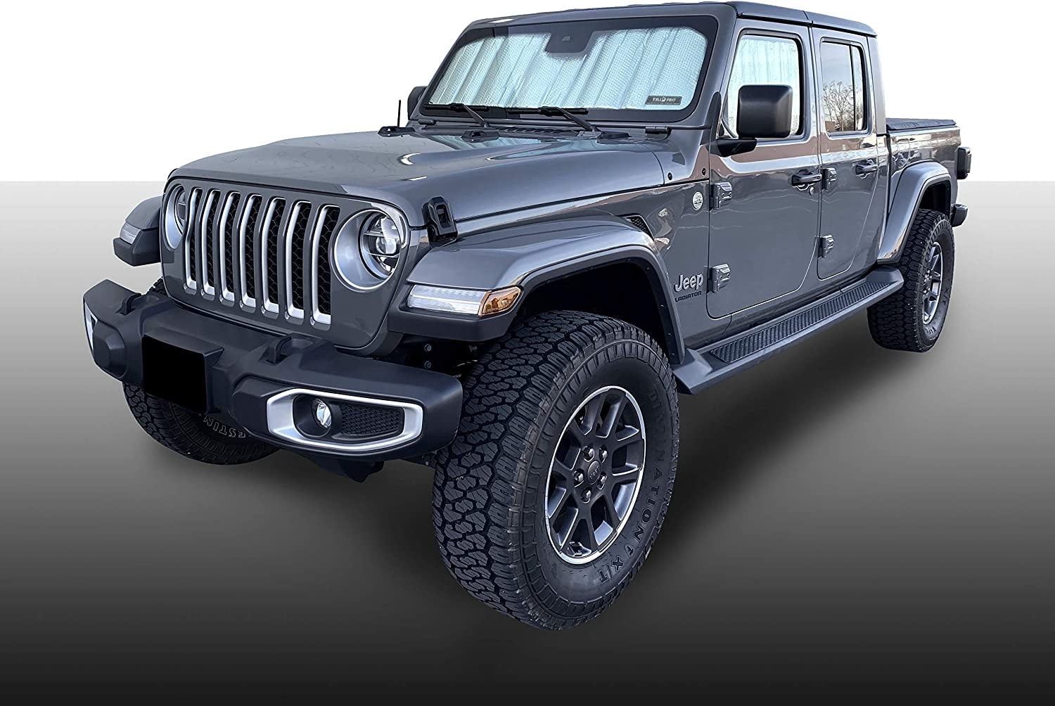 Front Windshield Sunshade for 2020-2023 Jeep Gladiator Pickup - Adaptive Cruise Control Sensor