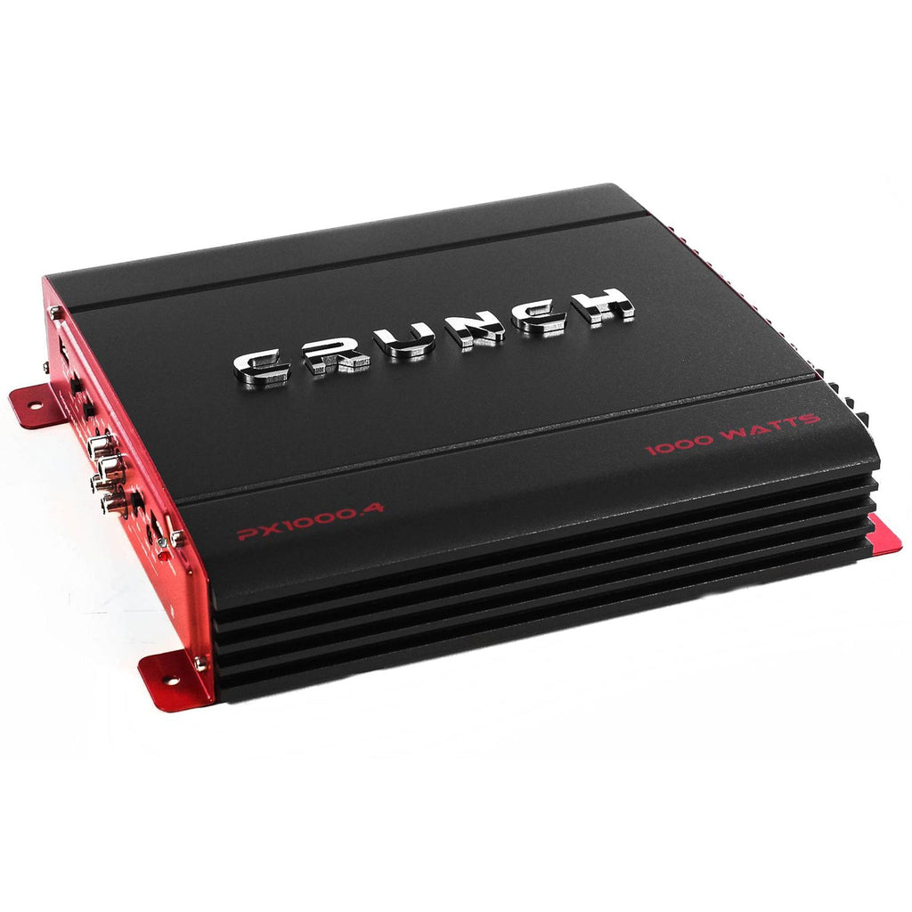 Crunch PX-1000.4 1000W Car Stereo Amp & Soundstorm AKS8 Amp Wiring Kit