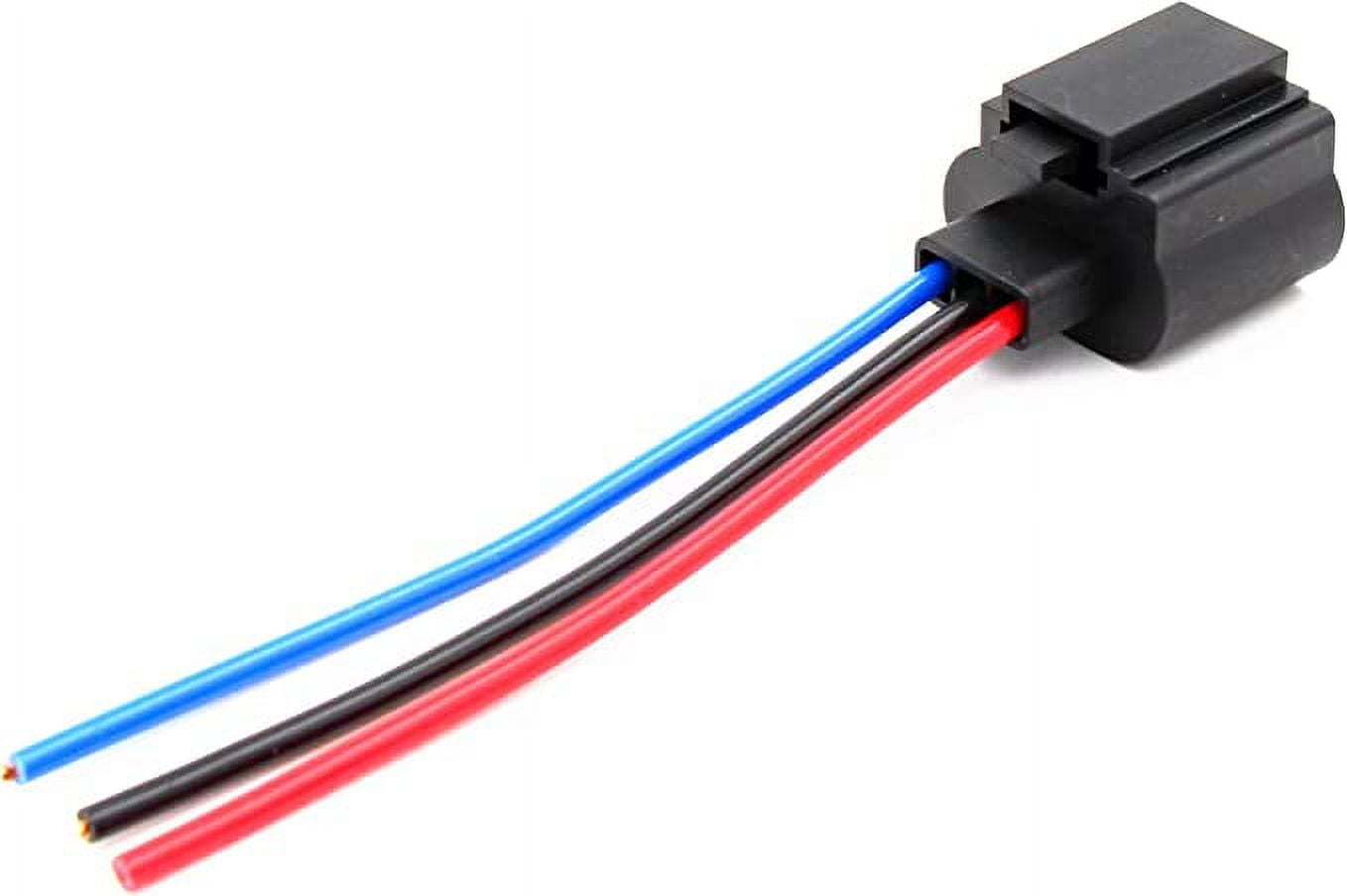 Alla Lighting T5-1/4 P26.4t Base 85908 9008 H13 Sockets Female Adapter High Temp Wiring Harness Wire Replacement