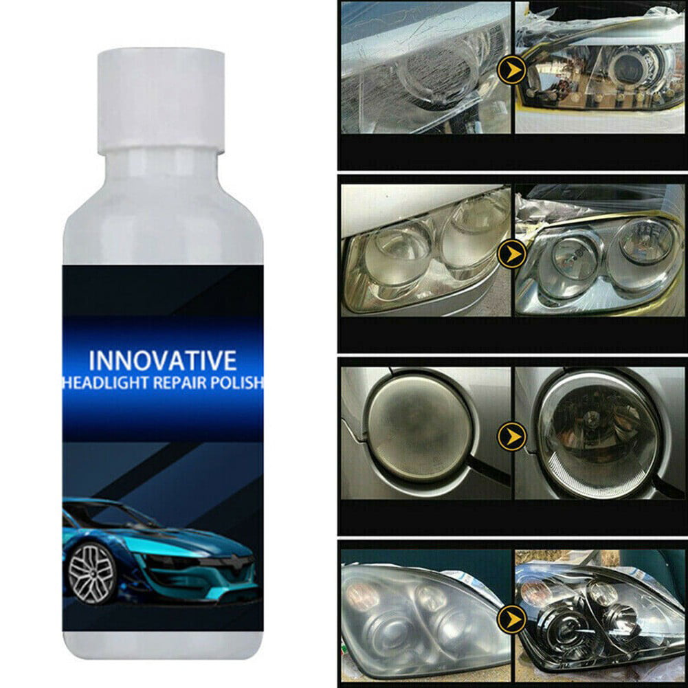Car Headlight Cover Len Restorer Repair Liquid Polish Cleaner Accessories 30ml