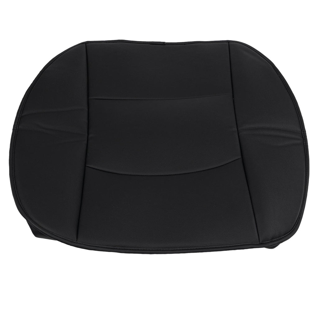 XUKEY Car Seat Cushion Front Cover Winter PU Leather Black Chair Protector Universal Anti-slip Pad Soft
