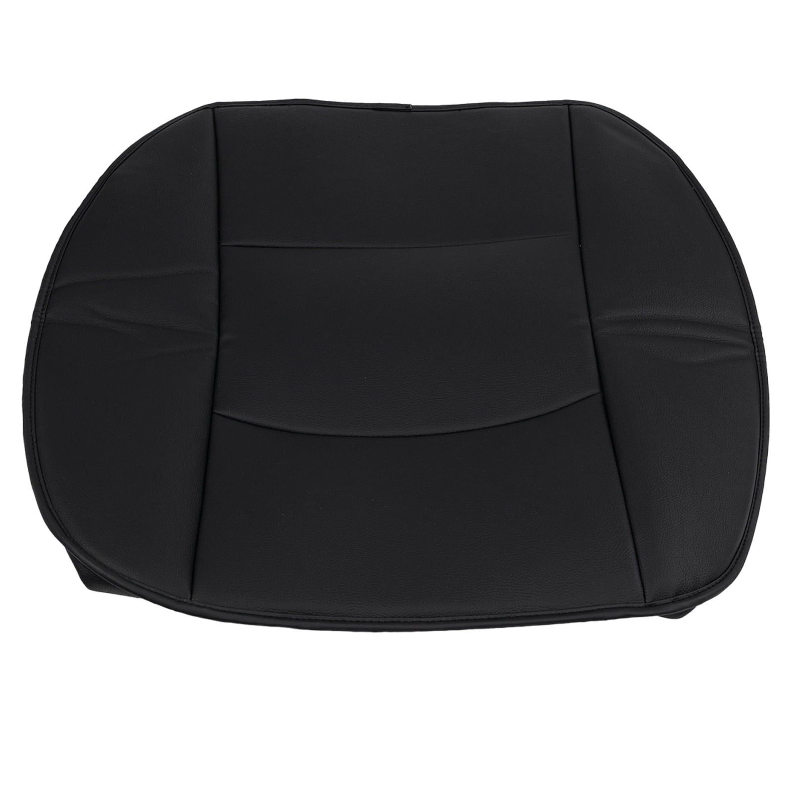 XUKEY Car Seat Cushion Front Cover Winter PU Leather Black Chair Protector Universal Anti-slip Pad Soft