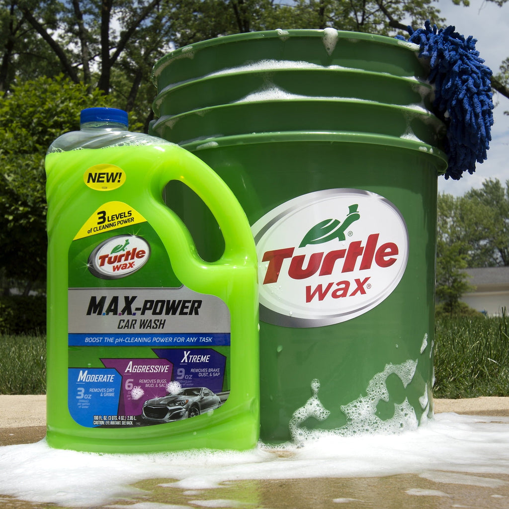 Turtle Wax 50597 Max-Power 3 Levels of Cleaning Car Wash, 100 oz