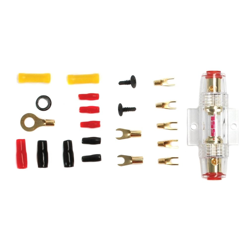 Soundstorm 8 Gauge Car Amplifier Complete Kit Wiring Installation (4 Pack)