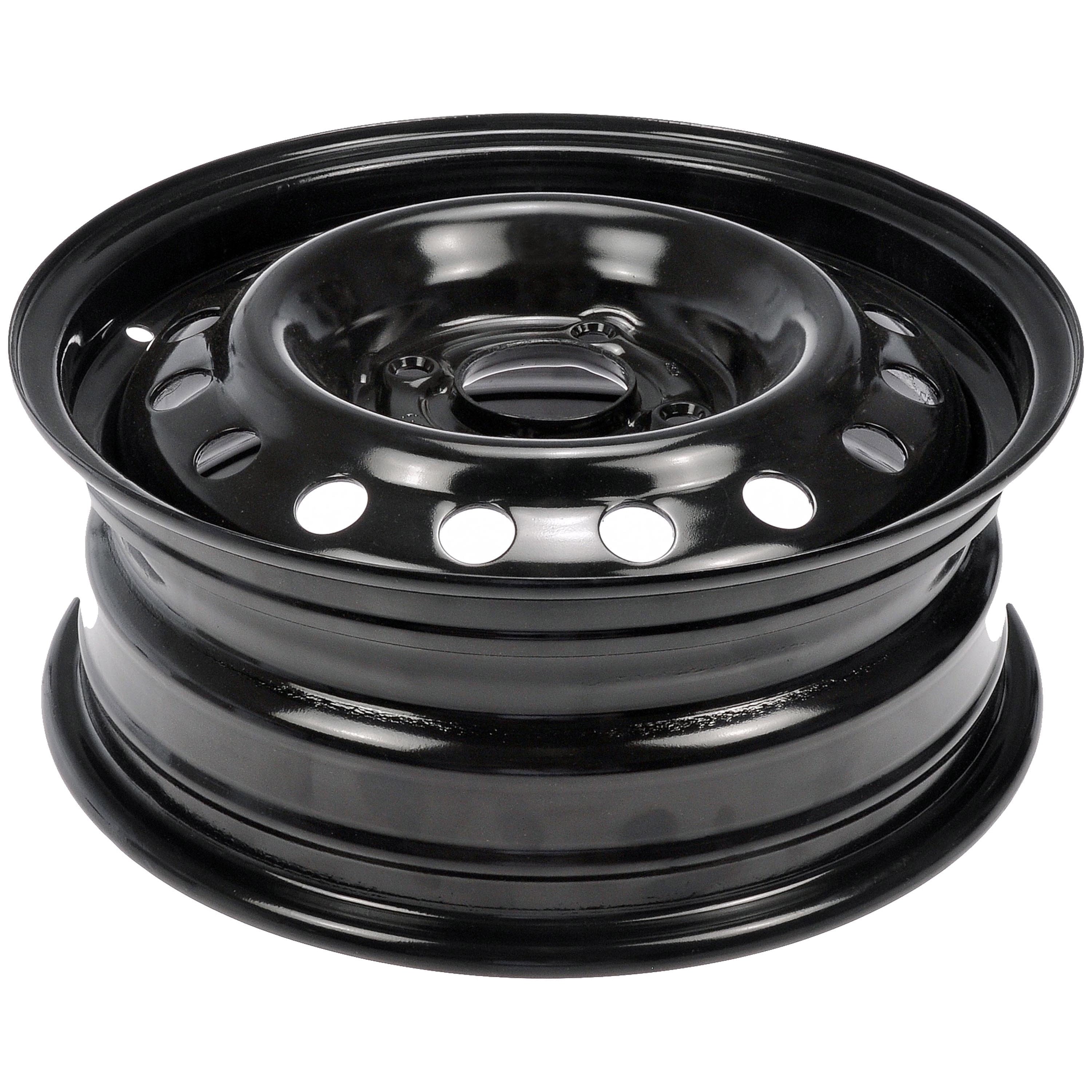 Dorman 939-135 Steel 15" Wheel Rim 15 x 5.5-inch 4-Lug Black, for Specific Nissan Models Fits select: 2007-2012 NISSAN VERSA