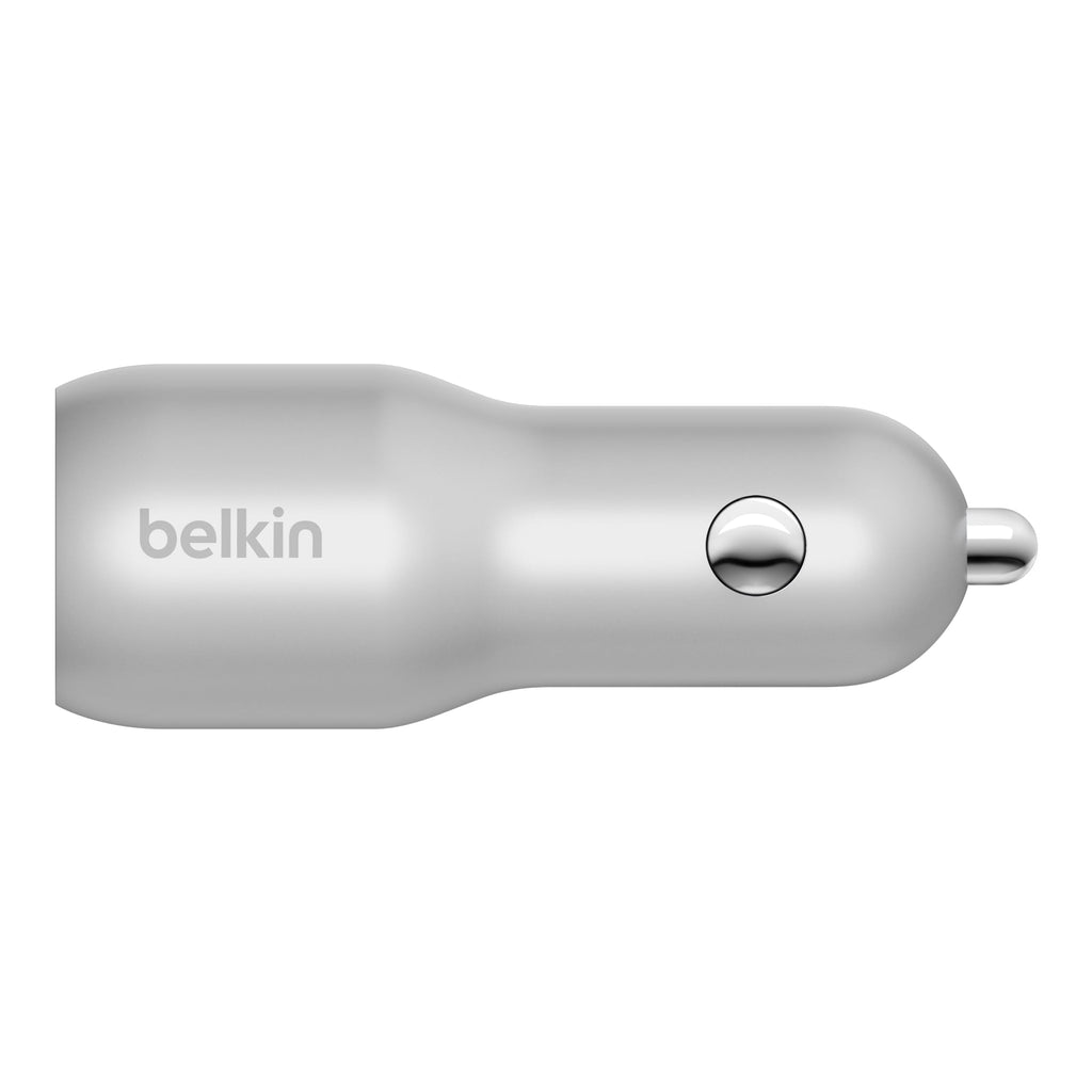 Belkin 37W Dual Port Fast Car Charger with 3.3ft USB-C Cable Included, USB-C 25W PPS Port and USB-A 12W Port for Galaxy S23, S23+, Ultra, Note20, iPhone 15, 14, 13, 12, 11, Pro, Max, Mini and More