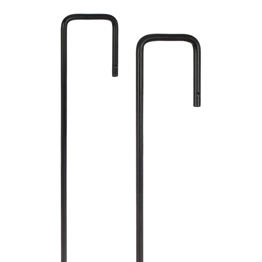 Camco Heavy Duty Chair Rack, Hook on RV Ladder to Support Folding Chairs, Picnic Chairs, and Beach Chairs During Travel, Black 51490