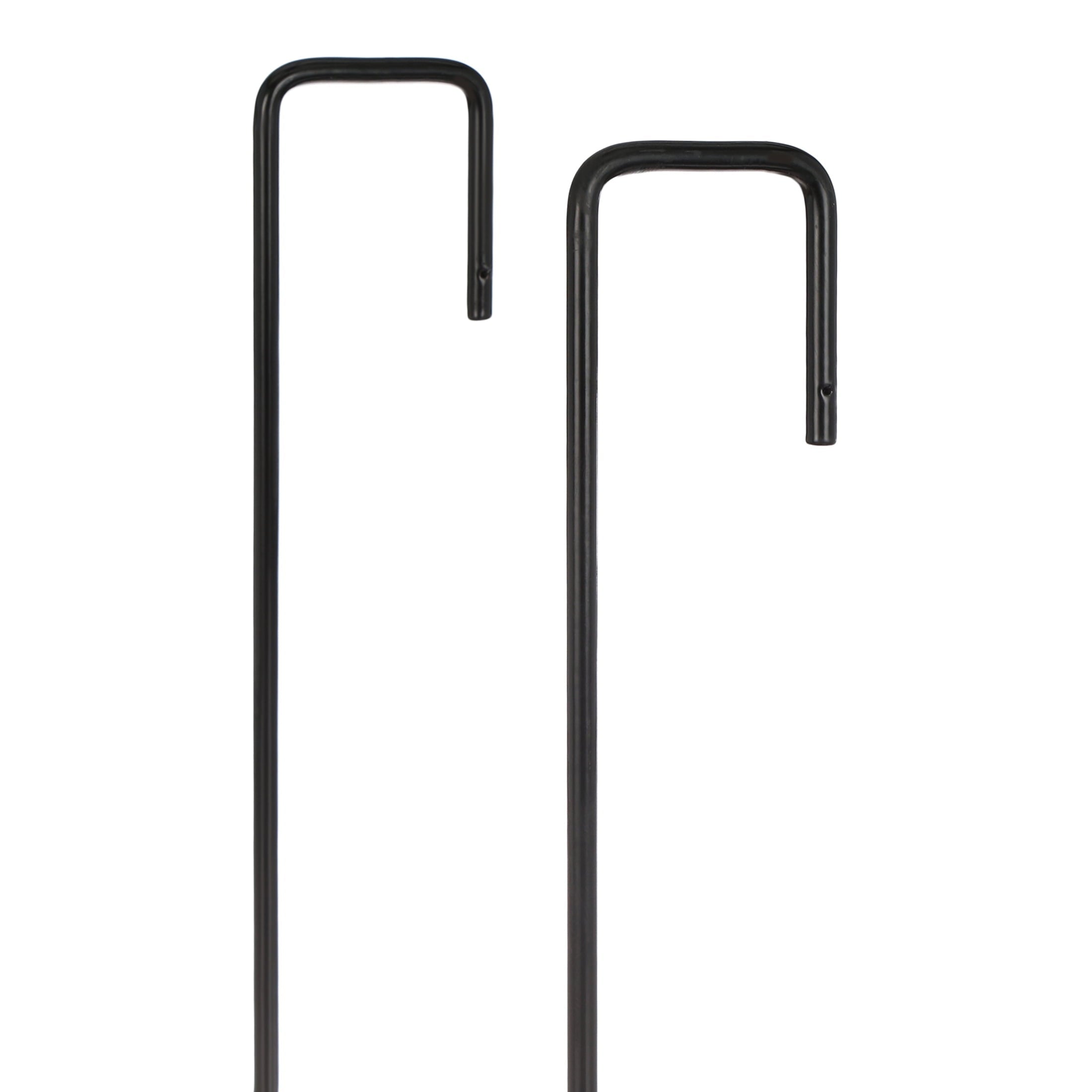 Camco Heavy Duty Chair Rack, Hook on RV Ladder to Support Folding Chairs, Picnic Chairs, and Beach Chairs During Travel, Black 51490