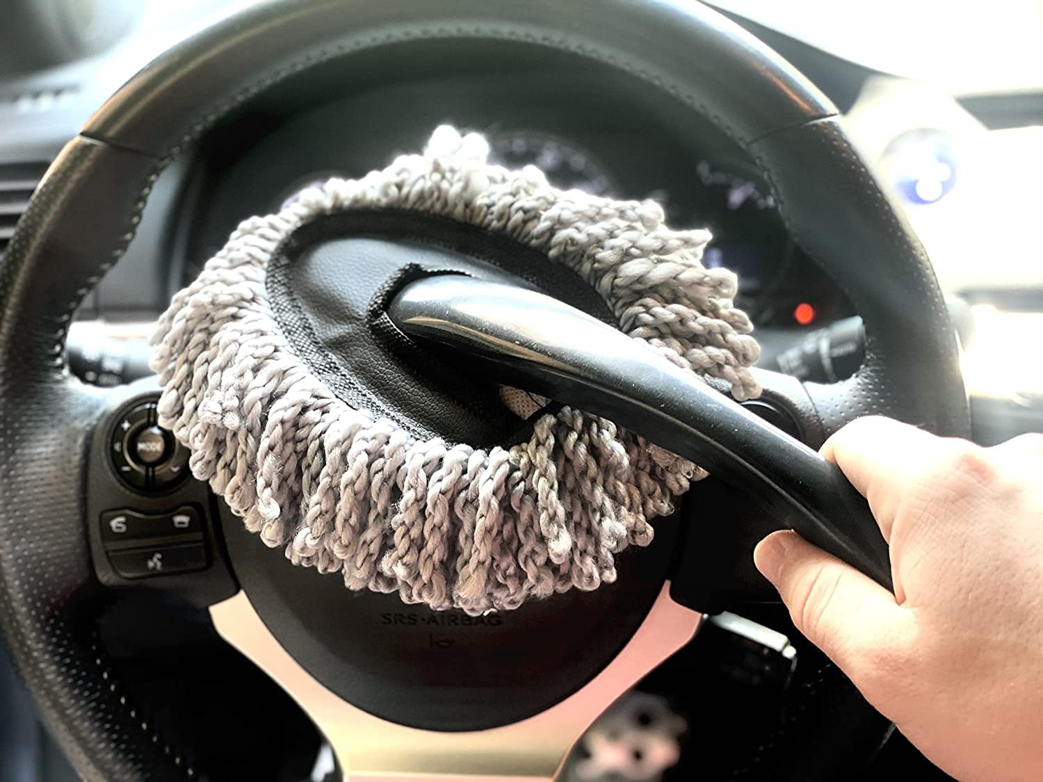 Car Wax Drag Nano Fiber Car Wash Brush Car Dusting Tool Car Mop Wax Duster Exterior Interior Cleaning Kit (Premium Car Duster & Dash Duster),,F171265