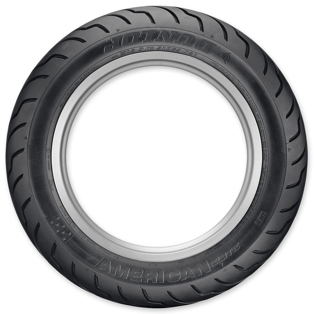 Dunlop American Elite Rear Motorcycle Tire 180/65B-16 (81H) Black Wall