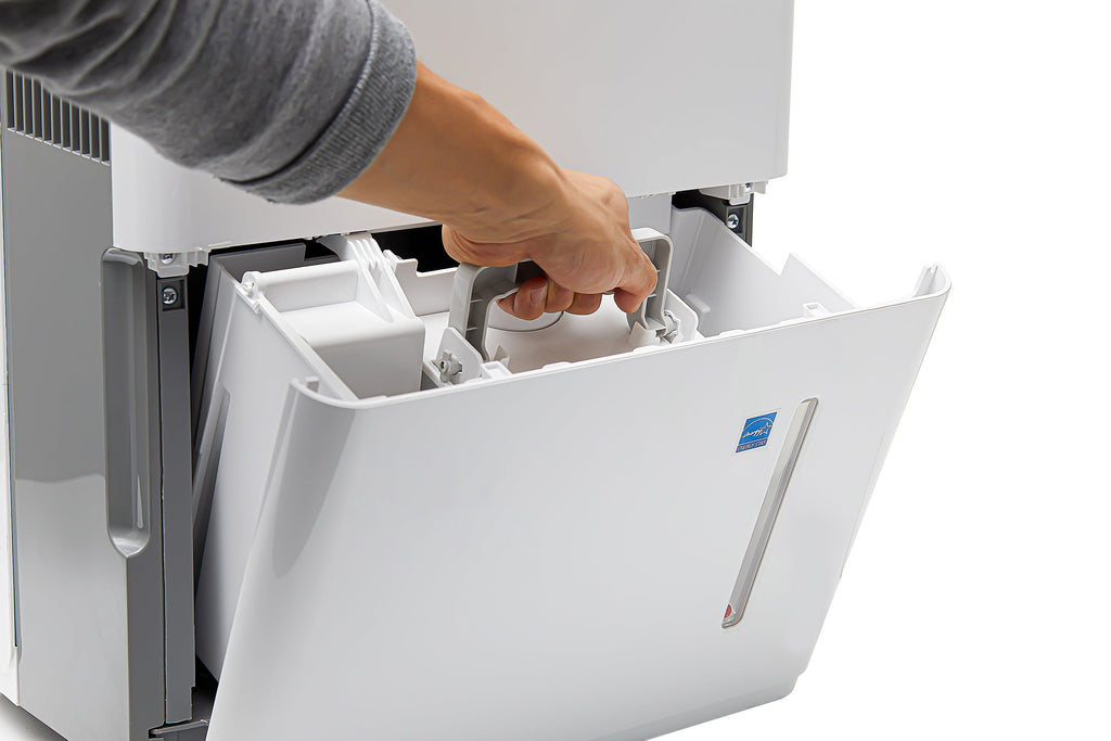 Restored Midea 35-Pint Energy Star Smart Dehumidifier for Very Damp Rooms, White, MAD35S1WWT (Refurbished)