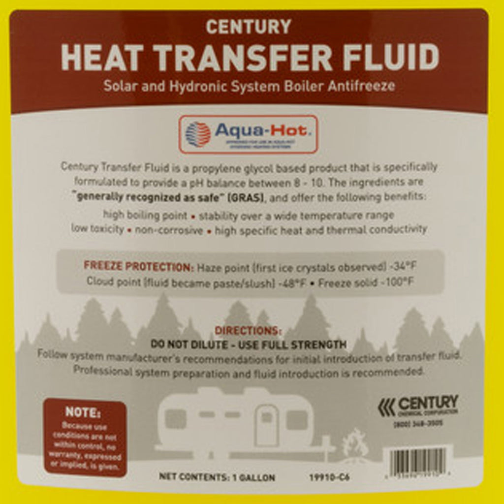 Century Boiler Antifreeze for w/ Aqua Hot Heating Systems, Non-Toxic