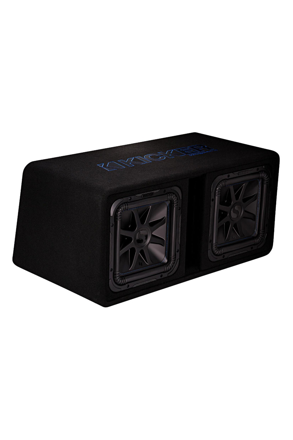 Kicker 44DL7S122 Dual 12" L7S 2-Ohm Loaded Vented Subwoofer Enclosure