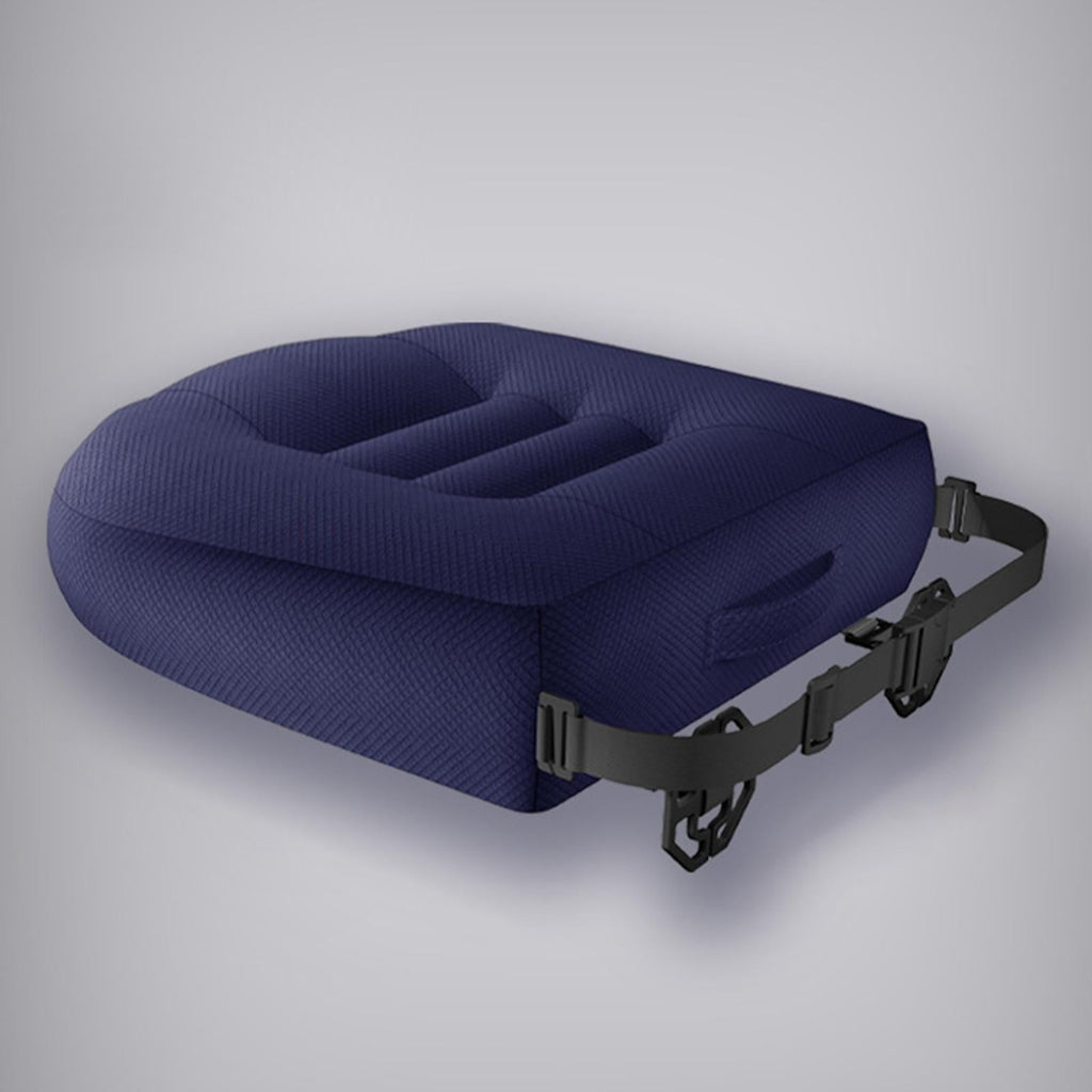 Adult Car Booster Seat Cushion, for Short Drivers People Office Chair Portable Comfortable Thickened Breathable Driving Auto Seat Pad ,Blue Style E
