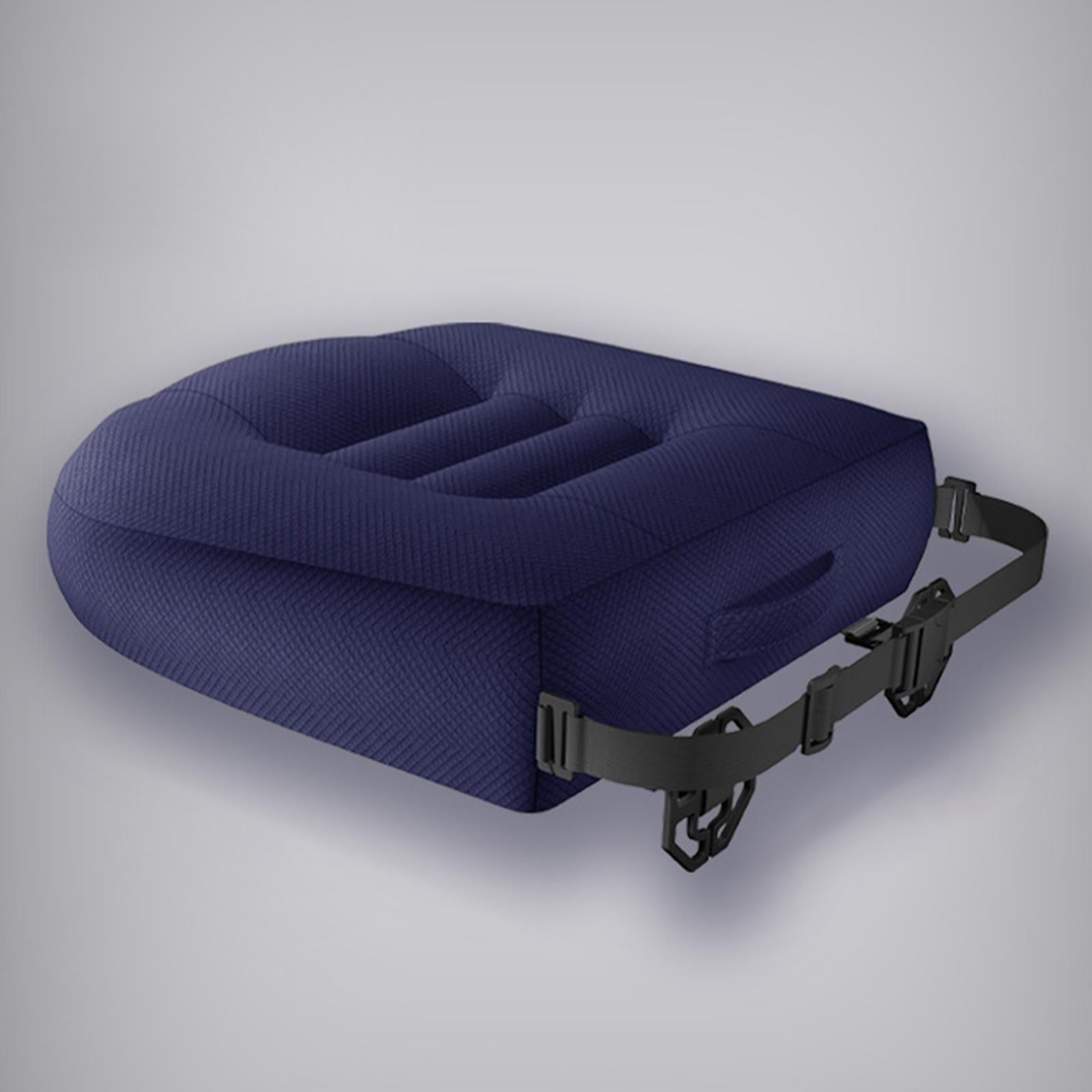 Adult Car Booster Seat Cushion, for Short Drivers People Office Chair Portable Comfortable Thickened Breathable Driving Auto Seat Pad ,Blue Style E