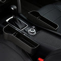 Car Seat Storage Pockets Box, Console Side Organizer, Auto Seat Gap Filler, Front Seat Organizer Stowing Tidying for Phone, Keys, Cards, Cigarette, Wallets, Sunglasses
