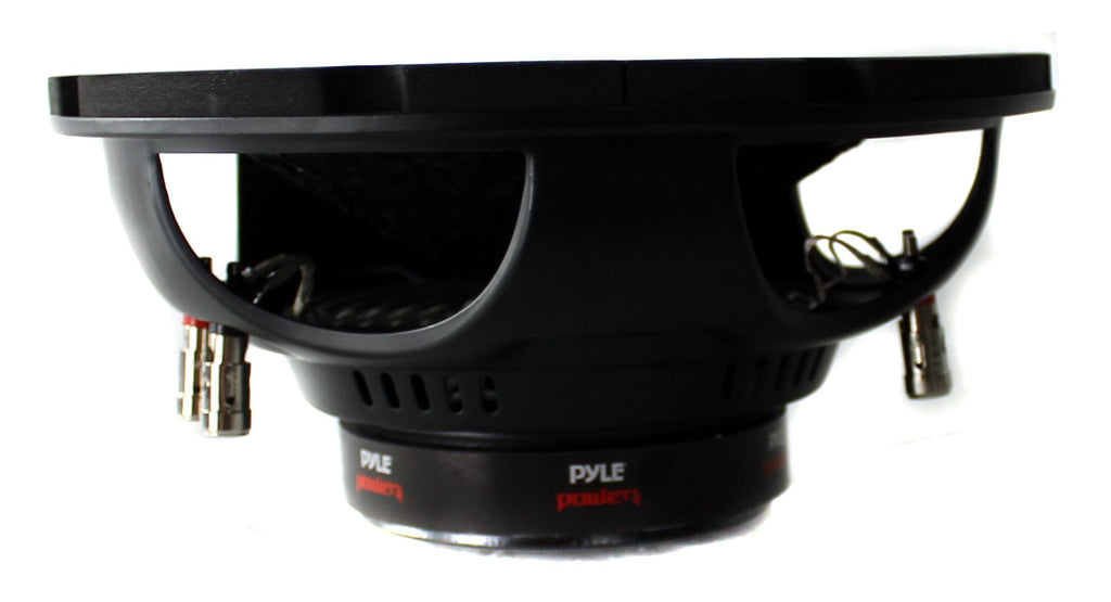 QPower Single 10 Inch Sub Box (2 Pack) and Pyle 1000 Watt Subwoofer (2 Pack)