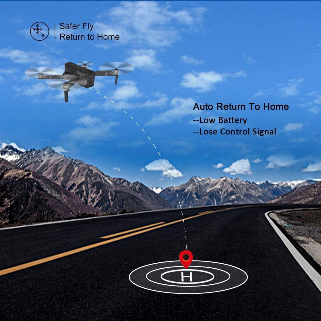 Contixo F24 Pro Drone with 4K UHD Camera for Adults, RC Quadcopter GPS FPV Camera Compatible with VR, 30 Minutes Flight Time, Foldable Brushless Motors, Follow Me, Waypoint with Carrying Case