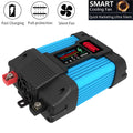 Ruibeauty 4000W Car Power Inverter DC 12V To AC 110/220V Pure Sine Wave 2 USB LCD Display
