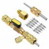 R410A R22 Valve Core Remover SAE 1/4 & 5/16 Port For R134A R12 R32 HVAC System
